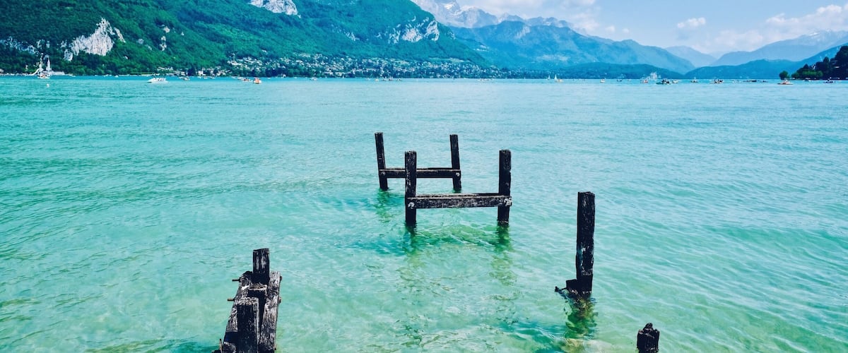 Annecy May 2017. It quite not perfect time to catch the colorful flowers