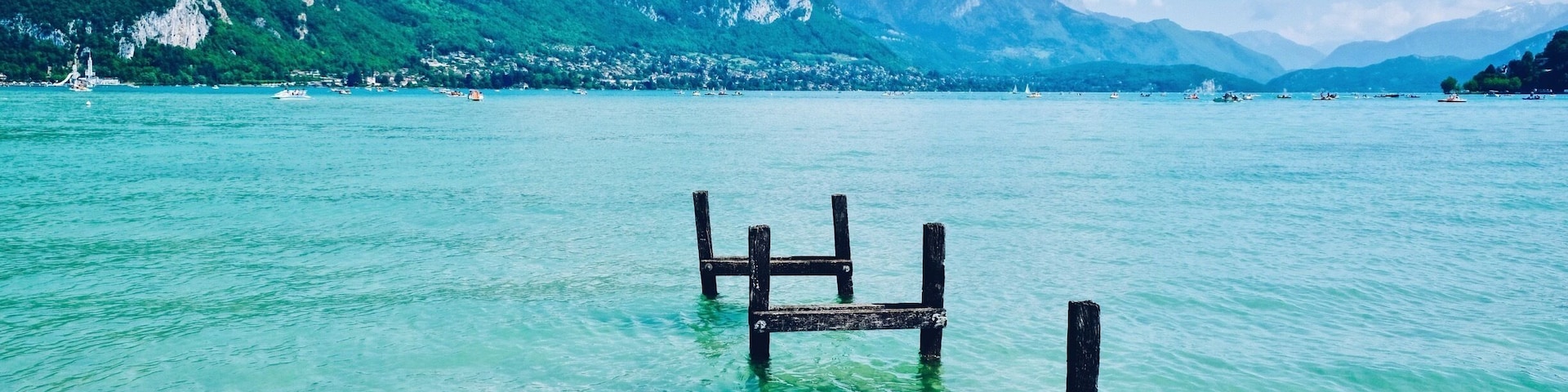 Annecy May 2017. It quite not perfect time to catch the colorful flowers
