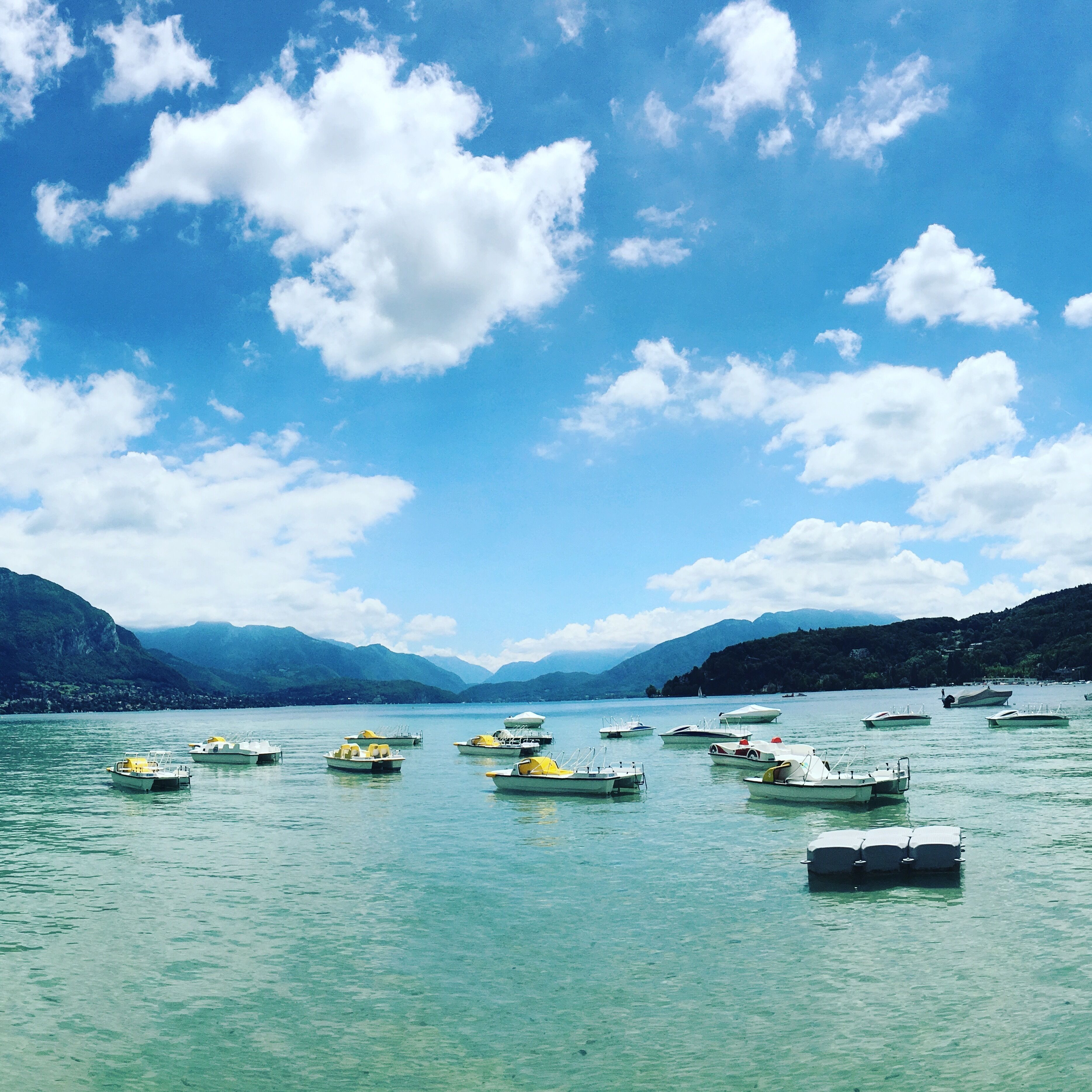 Stunning and peaceful lake with crystal clear waters in the middle of the French Alps... With the added benefit of the old town of Annecy (also called the mini-Venice of France). My favorite place in France. Could easily call it home :)

