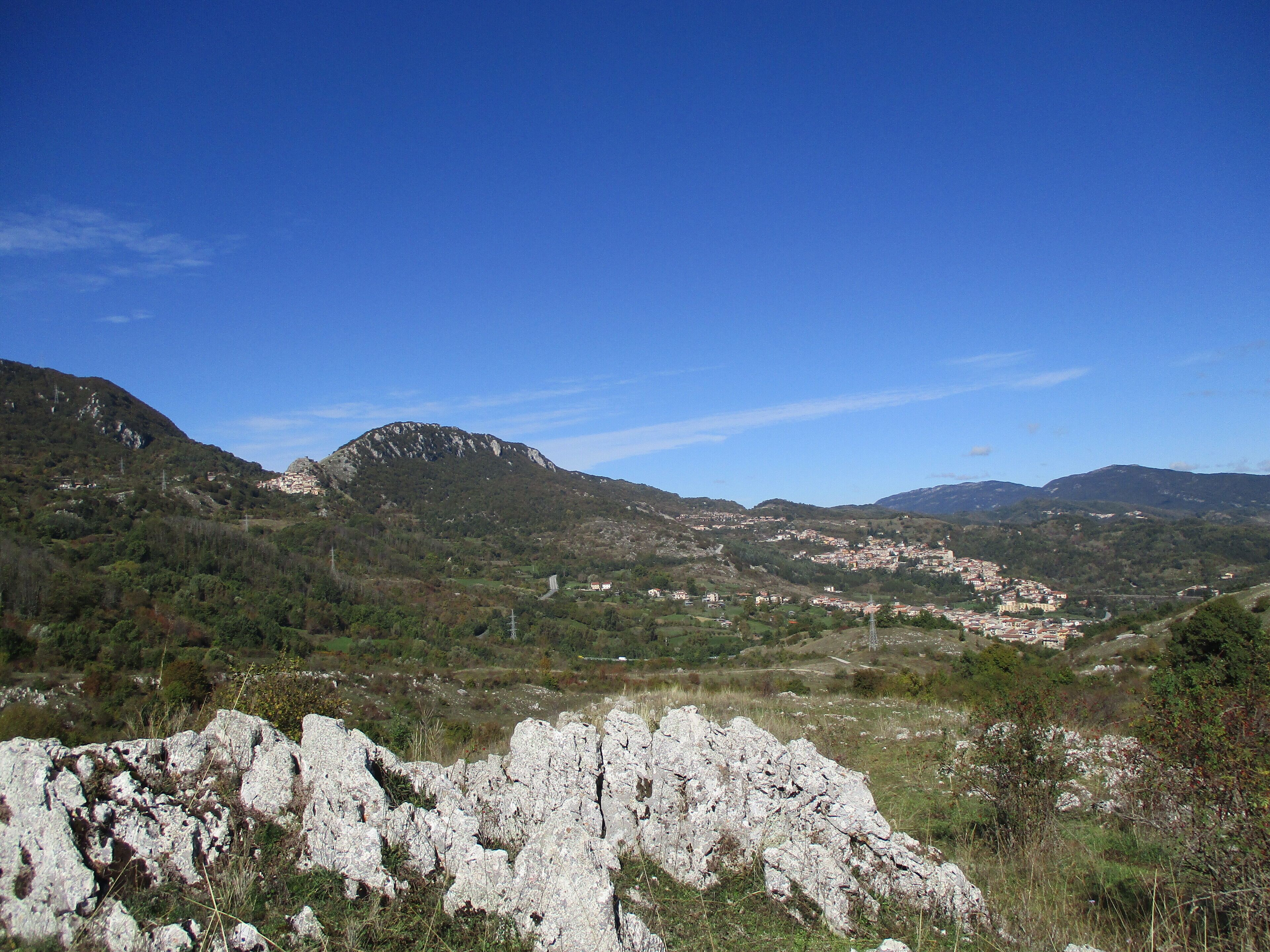 Panoramica di Tremonti e Sante Marie