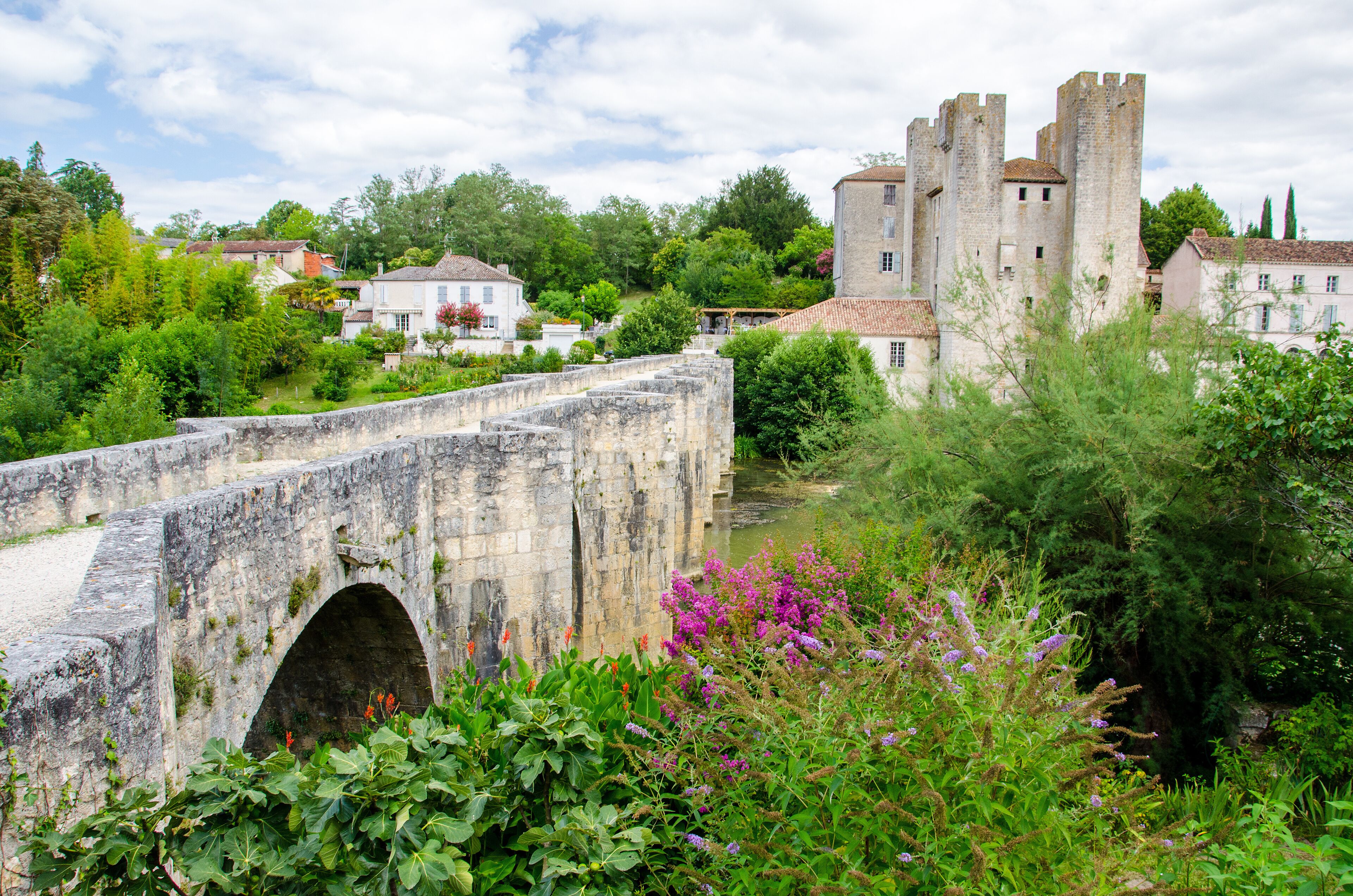 Barbaste mill in South West of France