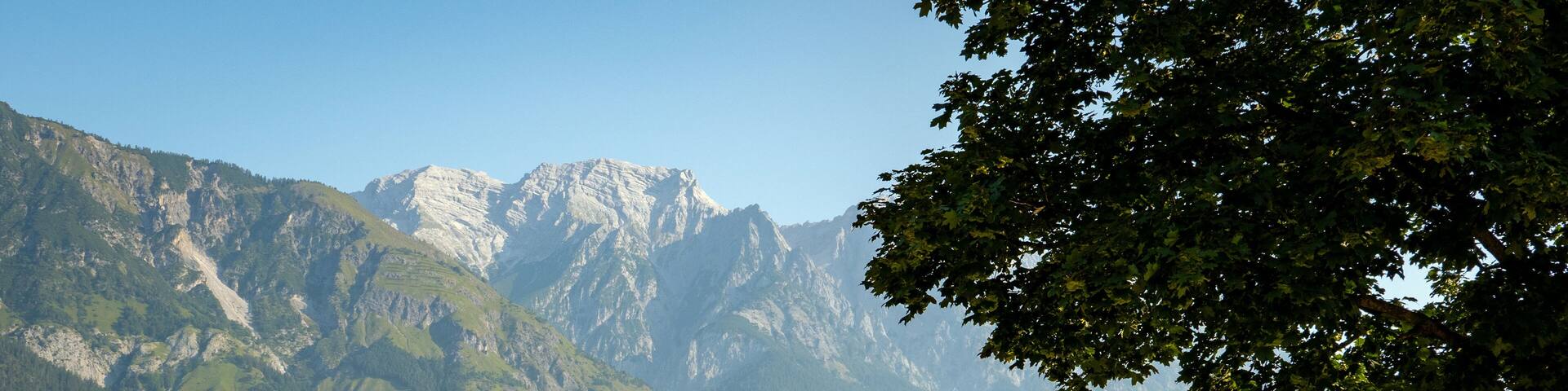 Skyline of the village of Thaur near Innsbruck in Tyrol, Austria