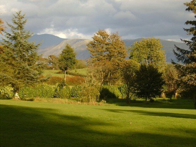 Fell Views From Harecroft Image taken from the rear garden of Harecroft Hall School, now sadly closed after over 80 years as a Private School. Looking towards Scafell