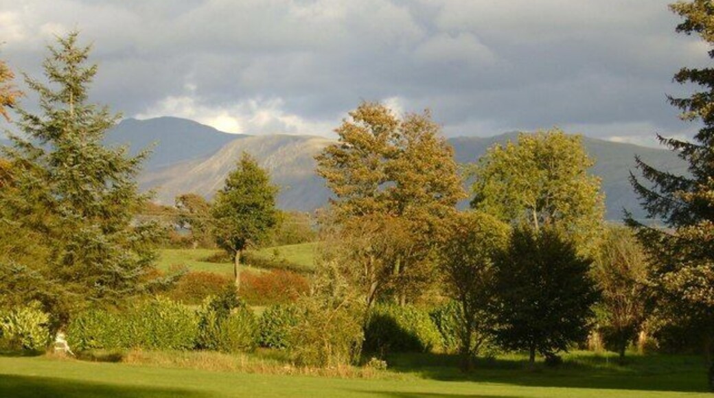 Fell Views From Harecroft Image taken from the rear garden of Harecroft Hall School, now sadly closed after over 80 years as a Private School. Looking towards Scafell