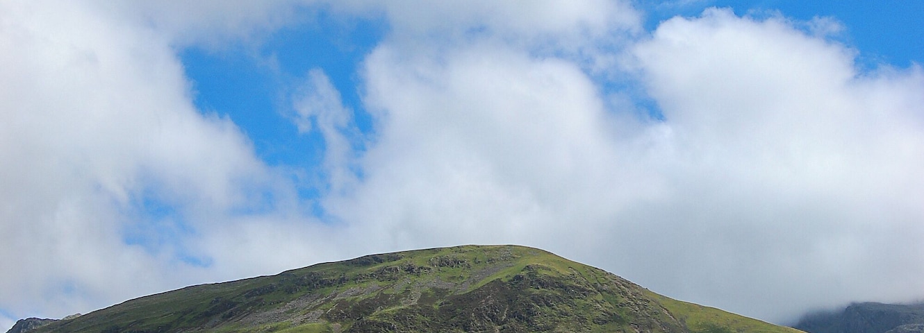 Lingmell Mountain in front of Scafell Pike