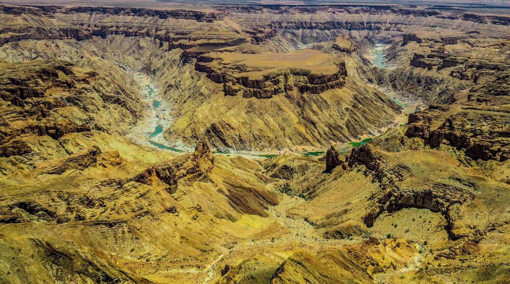 Fish River Canyon in Namibia, the largest canyon in Africa. I could spend the whole day seated on the edge and gazing this beauty of the nature.