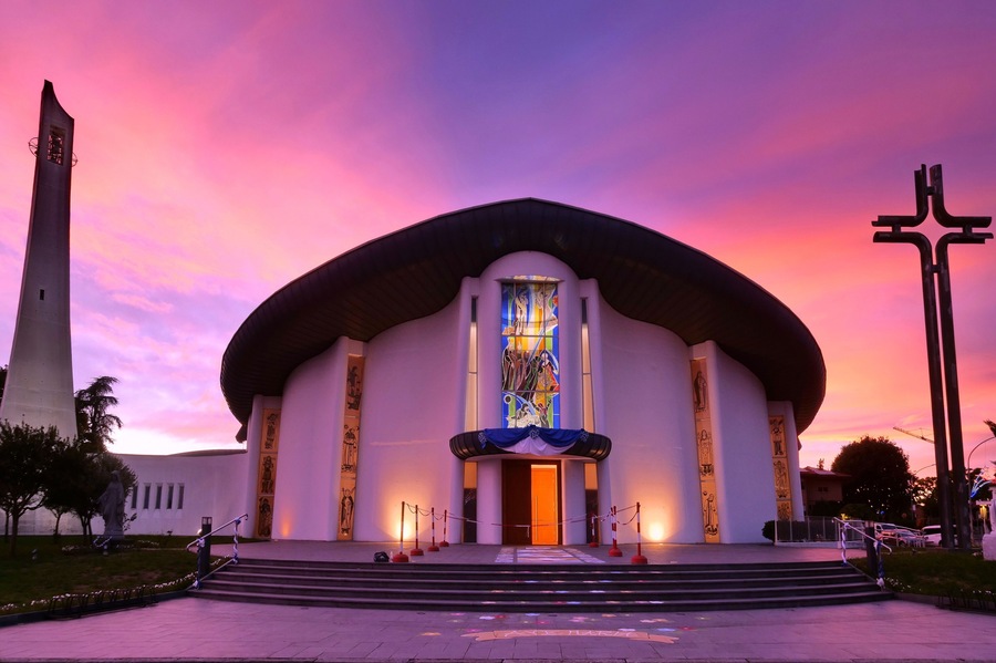 San Lorenzo martir church in Dalmine, Lombardy, Italy