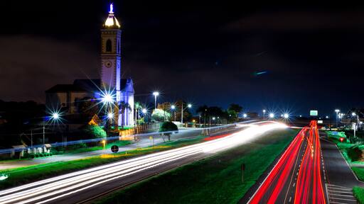Brazilian church in highway