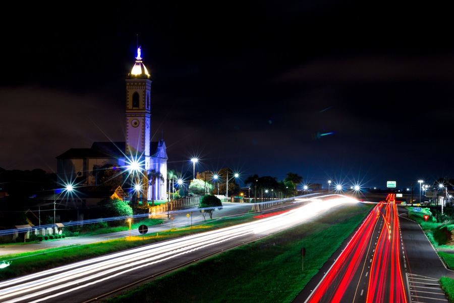 Brazilian church in highway