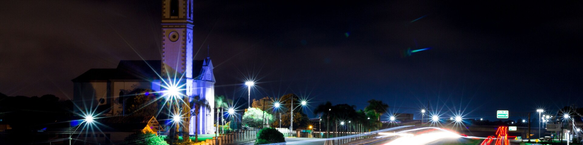 Brazilian church in highway