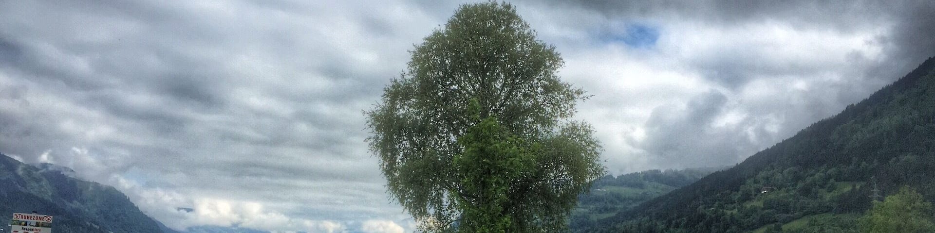 A beautiful green valley in Salzburgerland