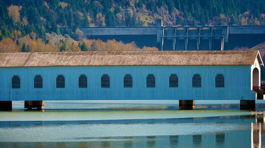 Lowel Cover Bridge on Lake Dexter