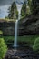 Beautiful day with lots of waterfalls. This was the first one we stopped at. #bthroughthelens #oregon #longexposure #green #waterfalls