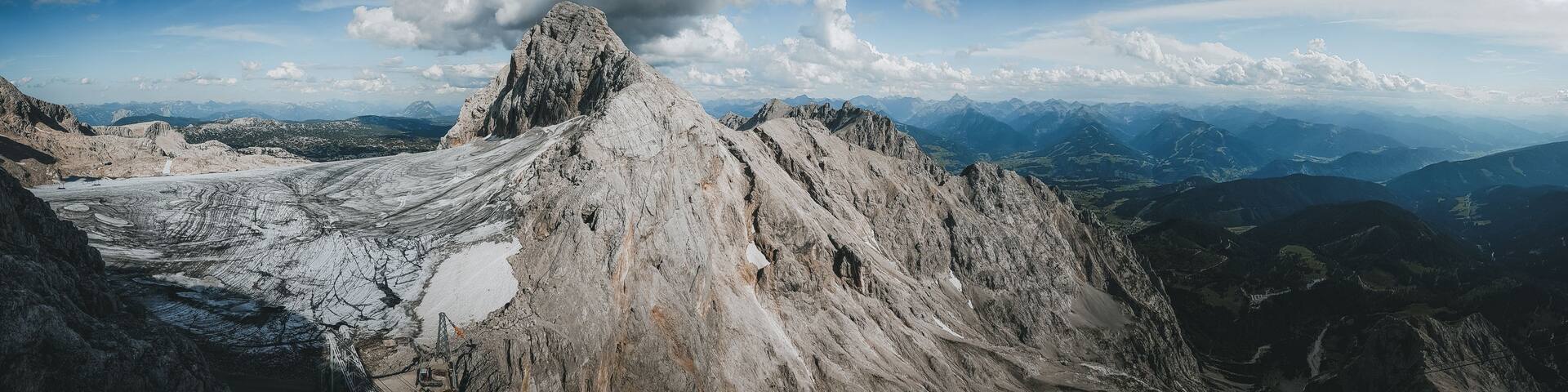 Dachstein West, Austria, fantastic view, spectacular sight in Salzburg