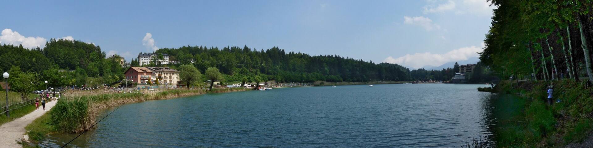 Lavarone (Italy): lake Lavarone