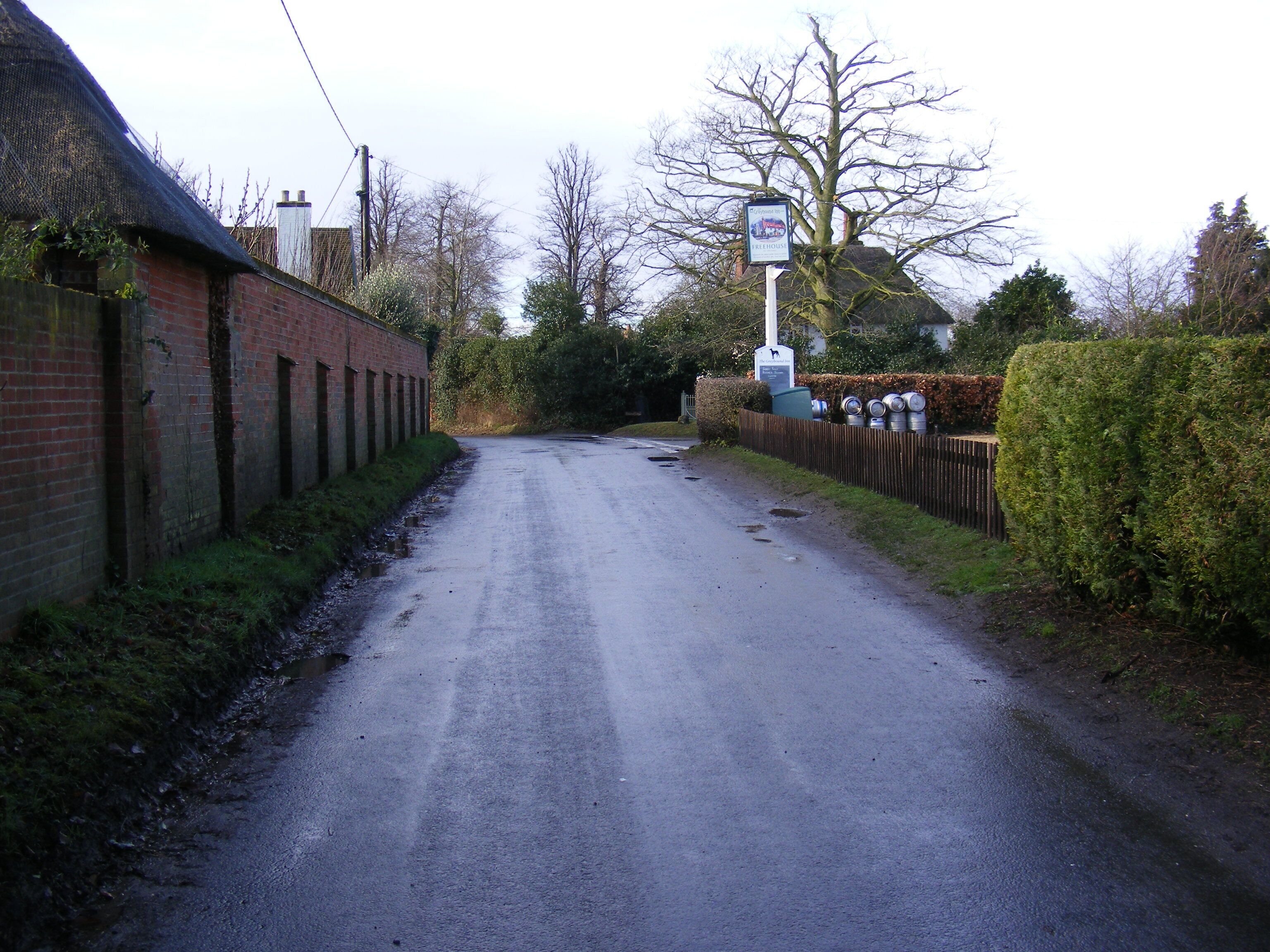 The Street, Pettistree Looking towards Pettistree