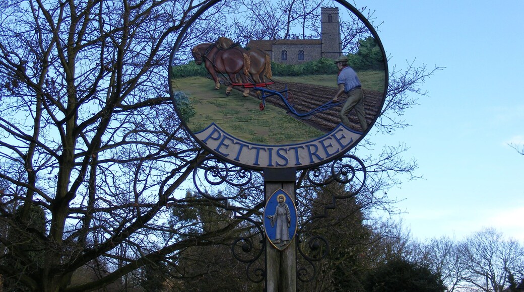 Pettistree Village Sign (Close up)