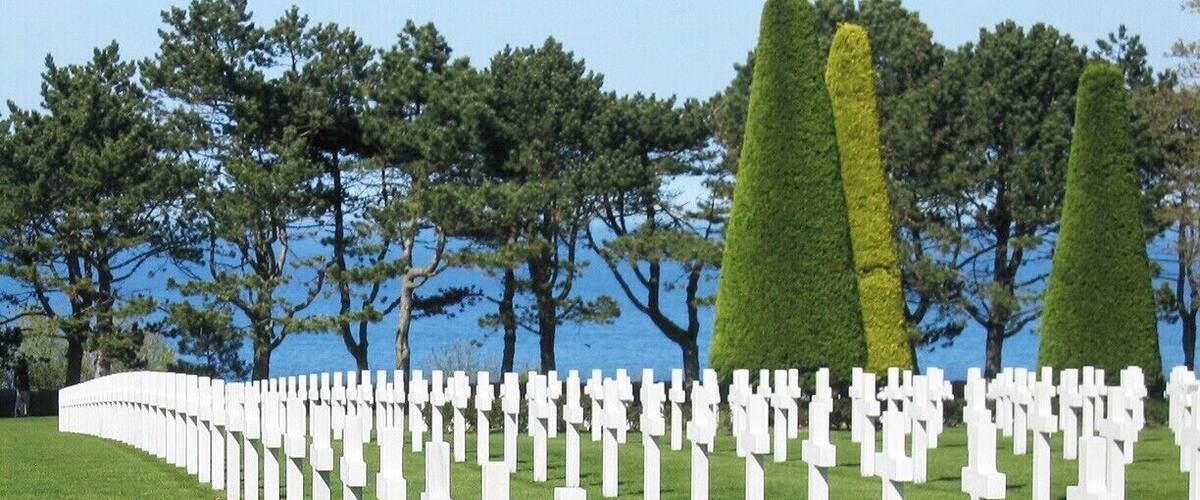 9,387 American soldiers are buried here, on a bluff overlooking the Omaha Beach landing sector. From the top of the bluff you can peer down the gullies leading from the beach - these were the easiest access points in terms of terrain but also the most heavily defended. From this vantage point it's difficult to imagine how the assault ever succeeded. If you've only got time for one stop in Normandy, this is it.