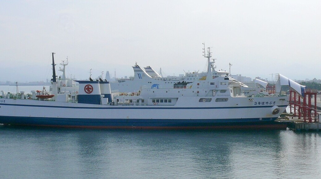 Seikan Ferry 3gou-Hayabusa in Mutu Bay(Japan).
