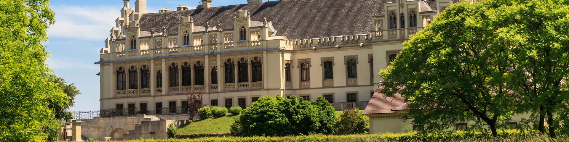 Grafenegg Castle (romantic historicism style) near Vienna, Lower Austria