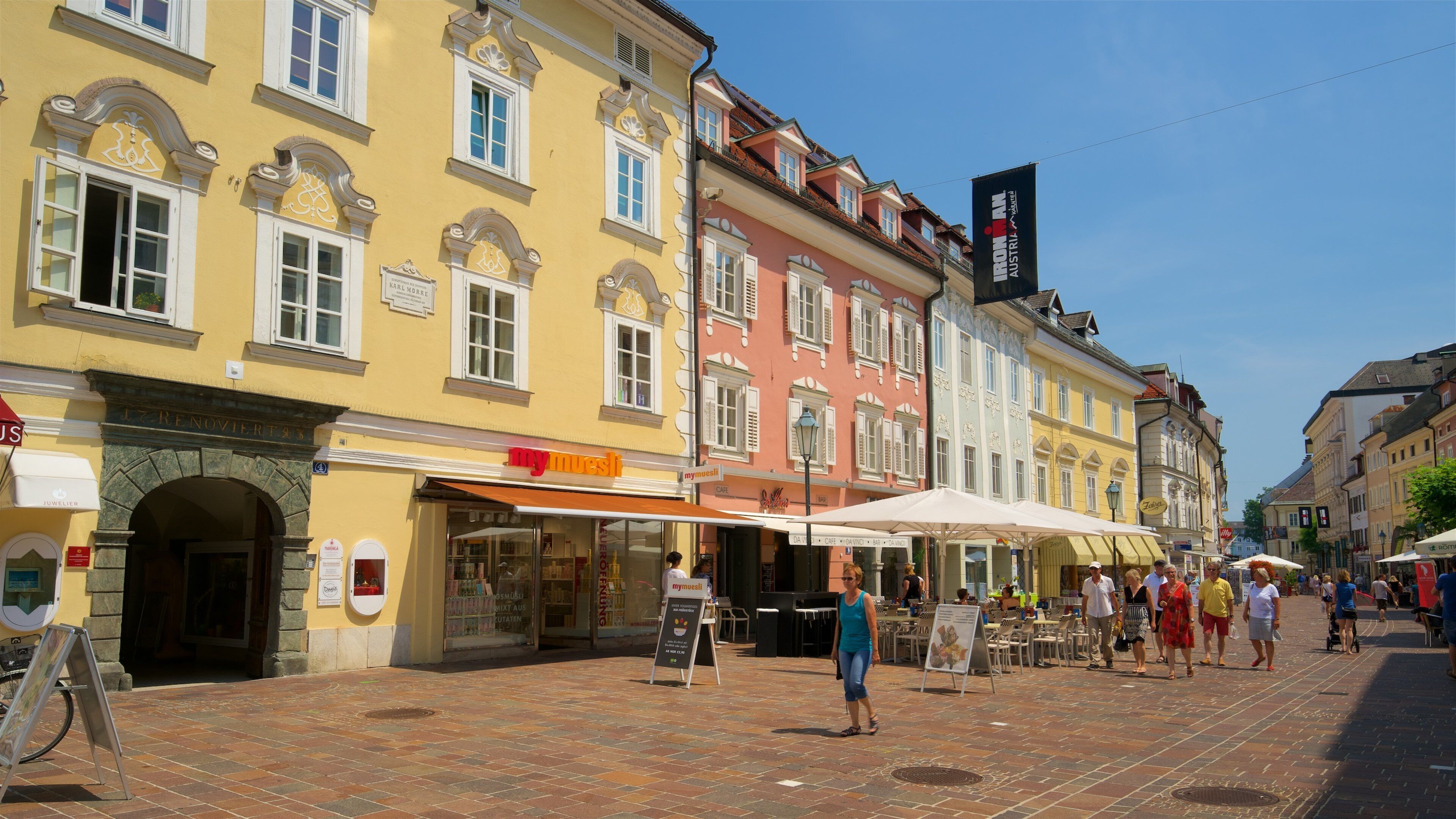 Alter Platz , Klagenfurt, Austria que incluye elementos patrimoniales