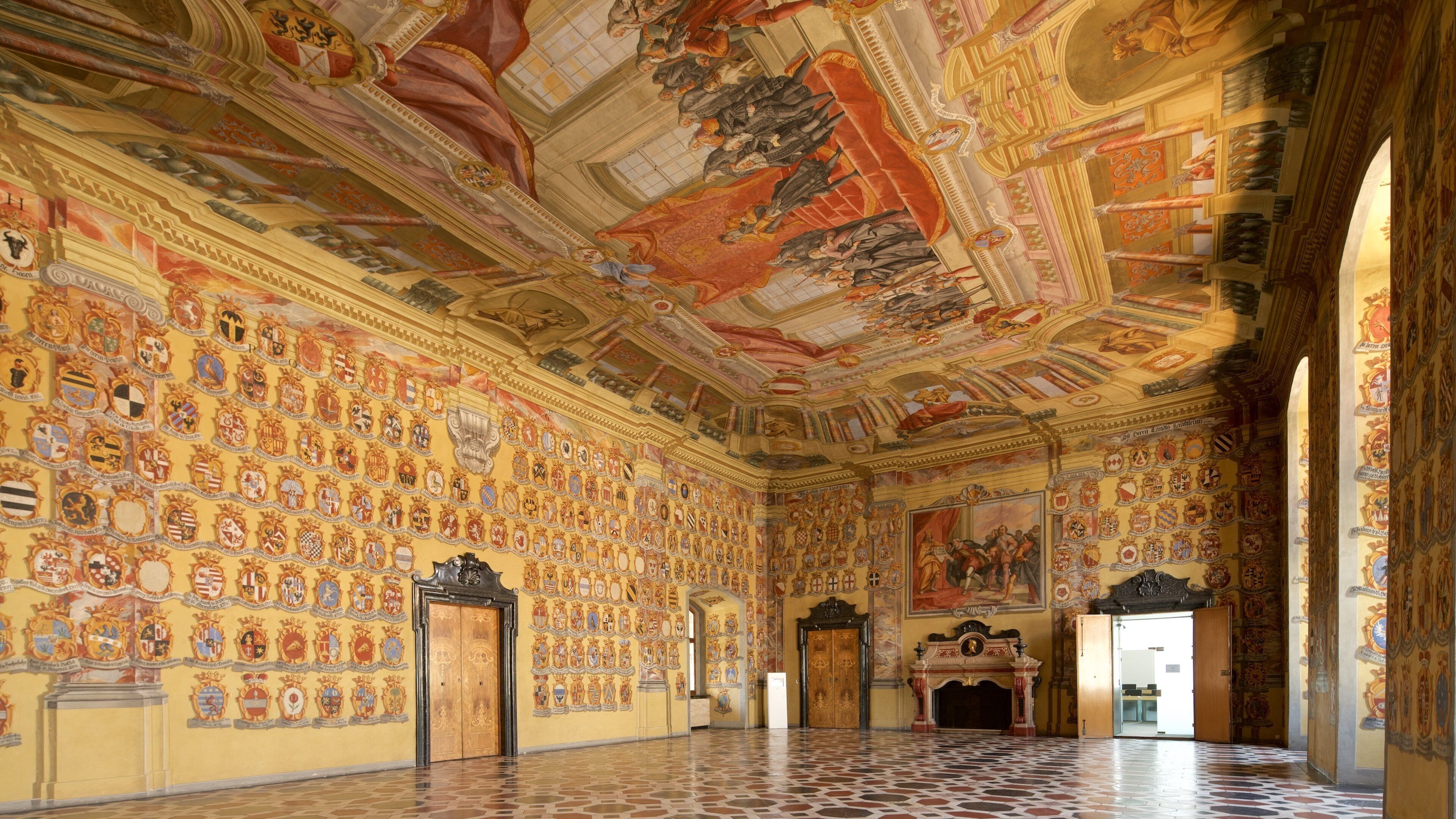 Landhaus featuring interior views, heritage elements and art