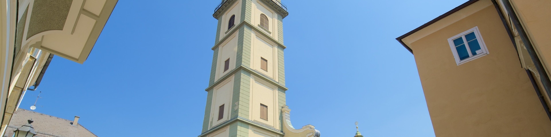 Klagenfurt am Woerthersee caracterizando elementos de patrimônio