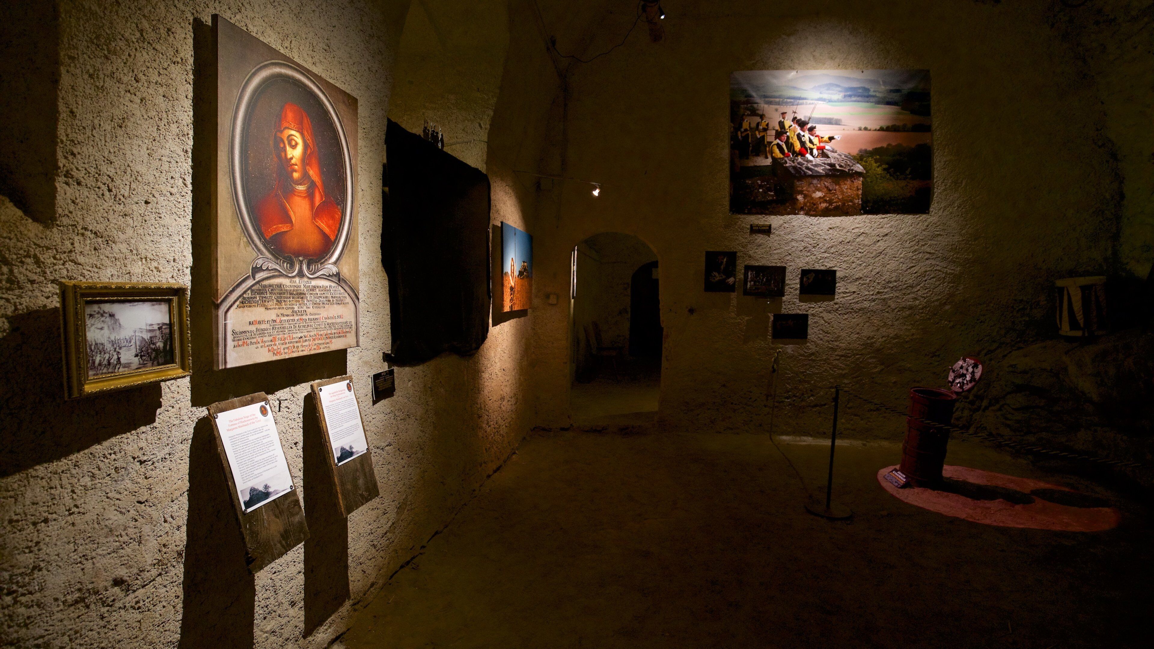 Hochosterwitz Castle which includes interior views and heritage elements