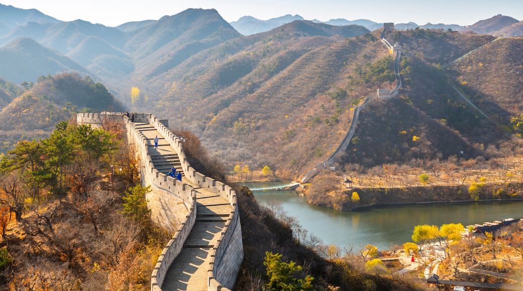View of Great Wall of China at Huanghua Cheng (Yellow Flower), Xishulyu, Jiuduhe Zhen, Huairou