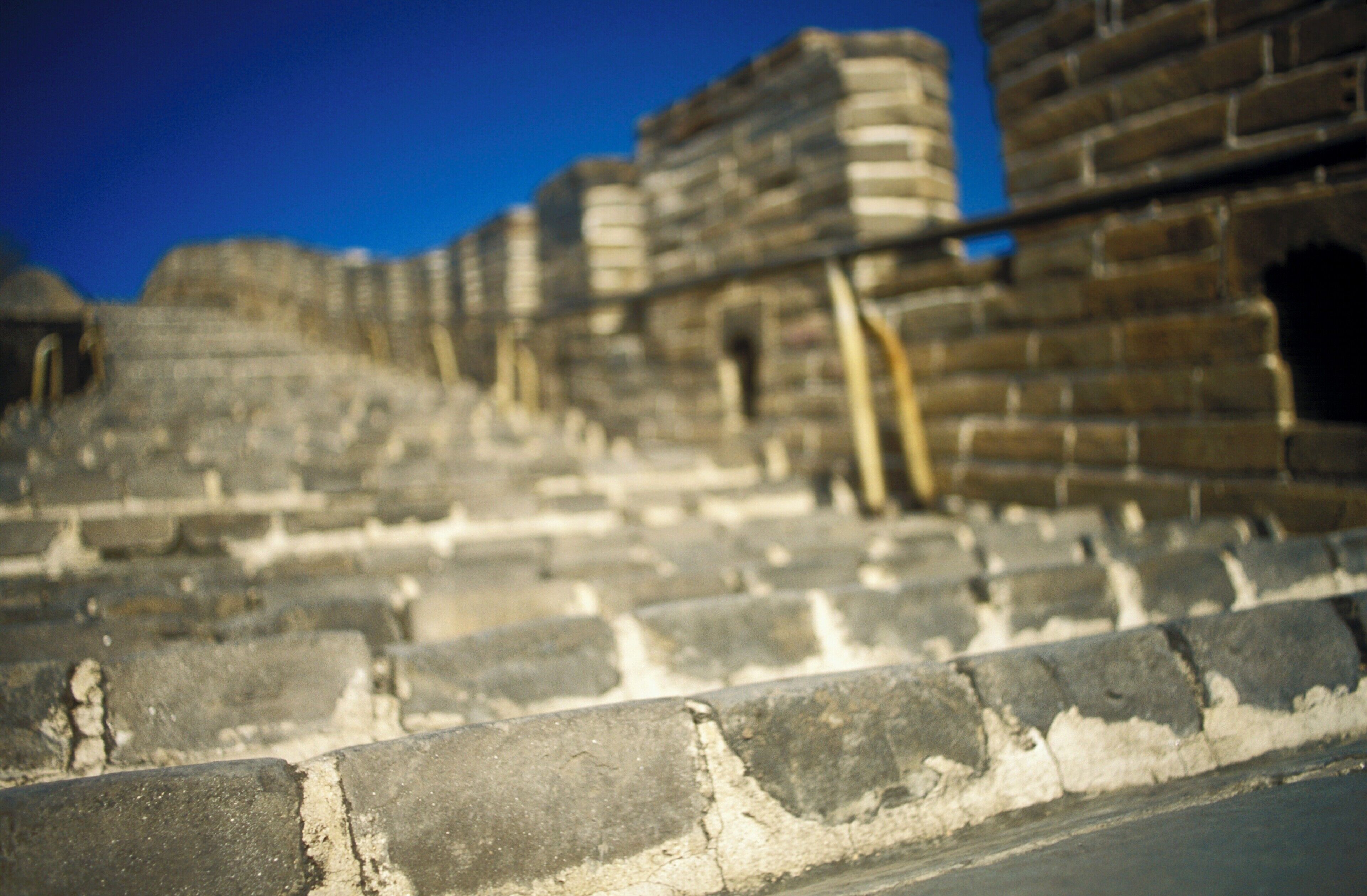 Close-up of steps, Great Wall Of China, China