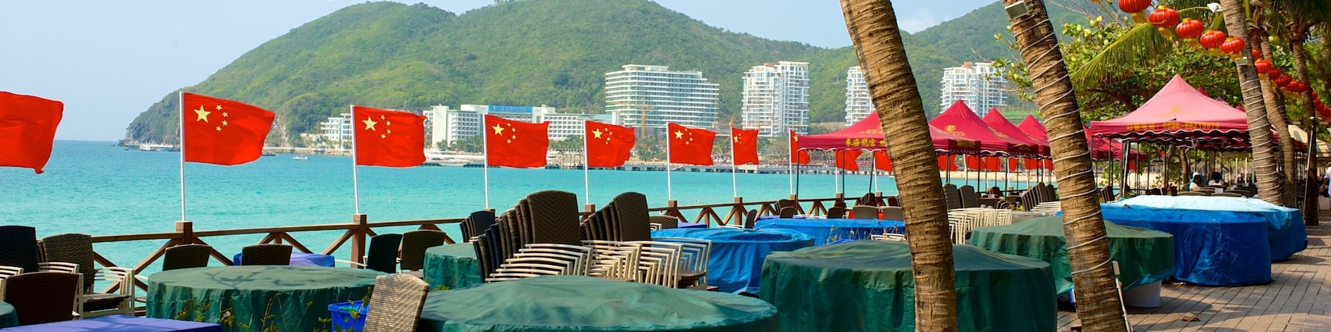 大東海海灘 呈现出 綜覽海岸風景