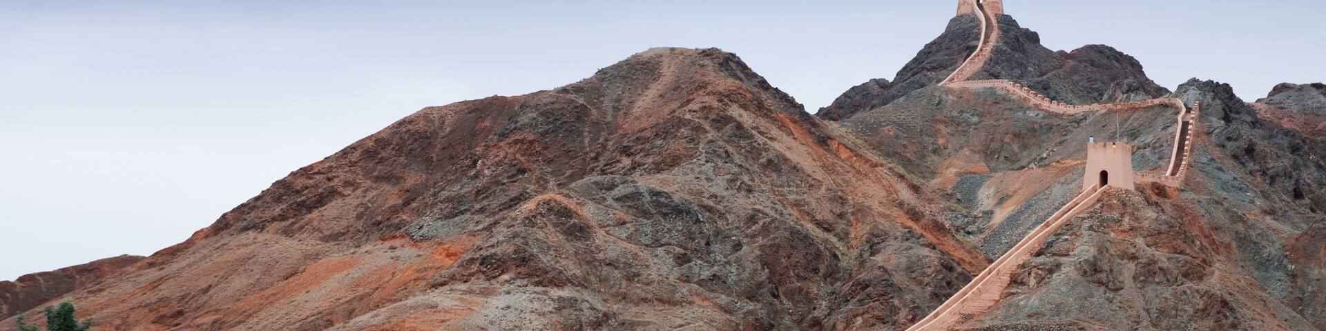 Scenery of Jiayuguan Pass in Gansu, China