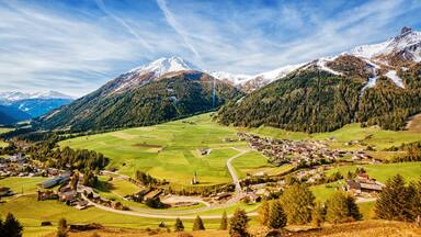 valley in austria near the grossglockner mountain (kals am grossglockner)