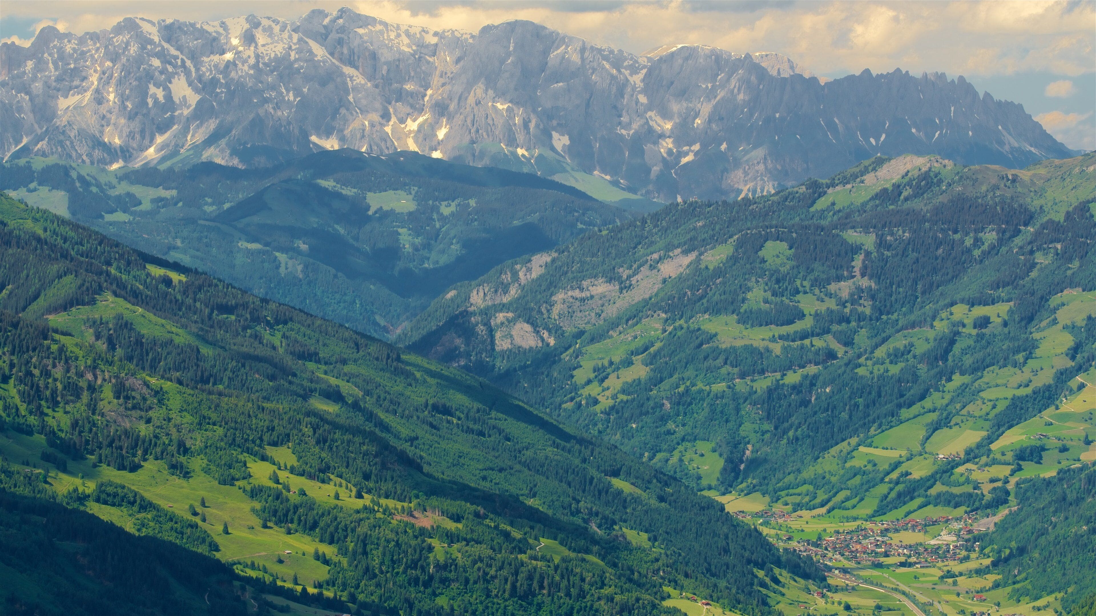 Mont Stubnerkogel mettant en vedette montagnes, scènes tranquilles et panoramas