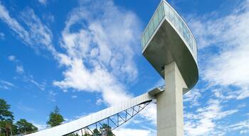 Skischans Bergisel bevat moderne architectuur