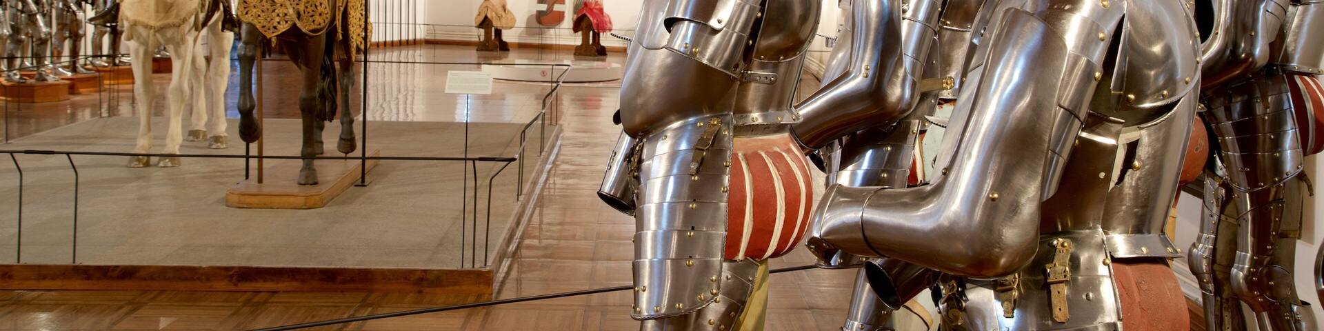 Ambras Castle which includes interior views and heritage elements