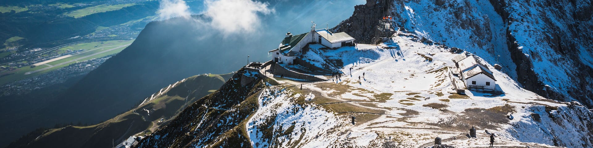 Mountain station of Hafelekar and Seegrube cable railway at Innsbruck, Austria; Shutterstock ID 648651922