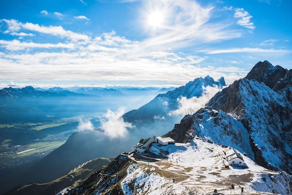 Mountain station of Hafelekar and Seegrube cable railway at Innsbruck, Austria; Shutterstock ID 648651922