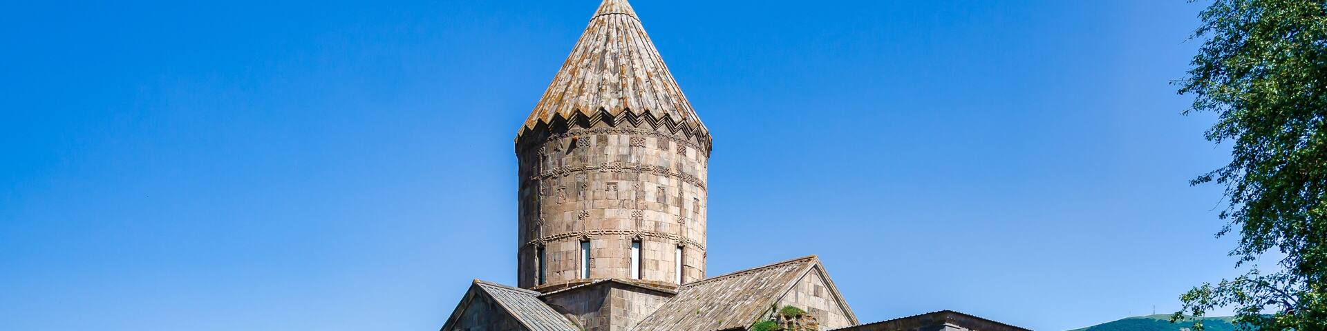 Closeup of the Tatev Monastery in Armenia