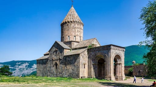 Closeup of the Tatev Monastery in Armenia