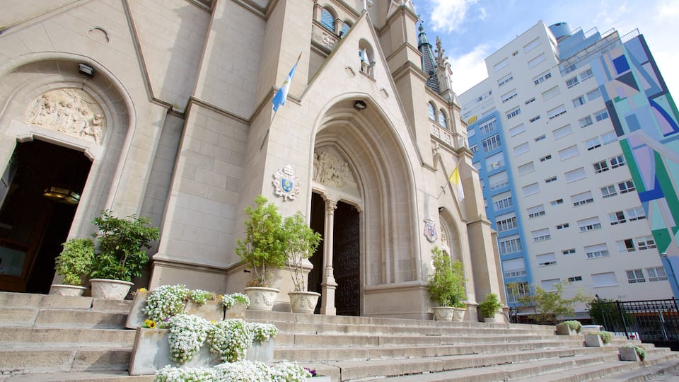 Mar del Plata Cathedral featuring a church or cathedral and heritage architecture