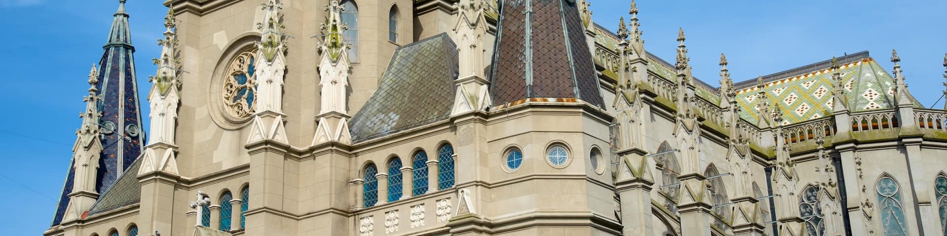 Mar del Plata Cathedral showing a church or cathedral and heritage architecture
