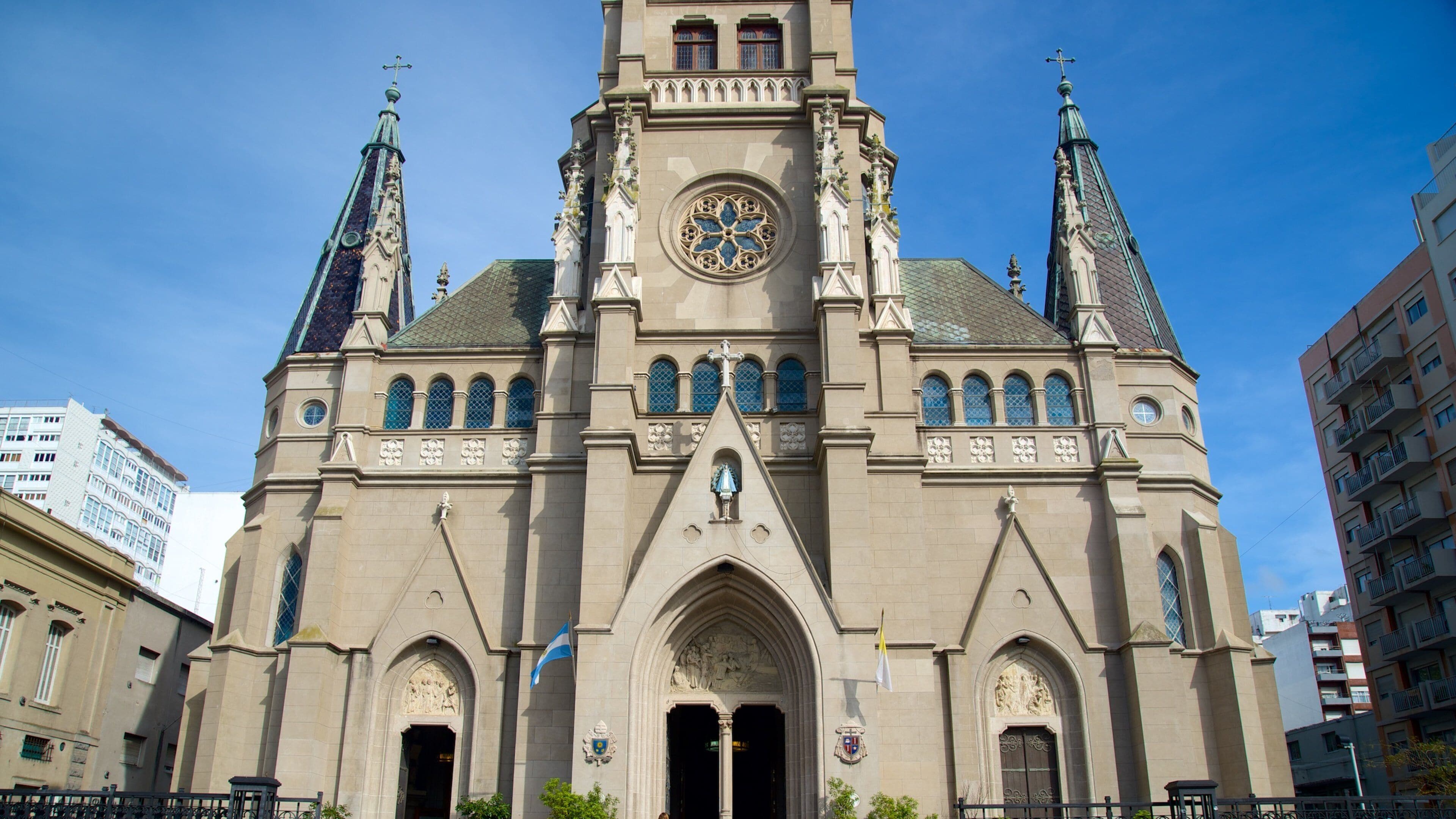 Mar del Plata Cathedral showing heritage architecture and a church or cathedral