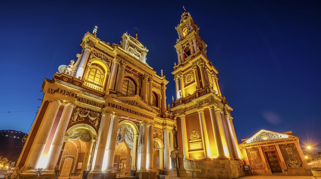 Basilica and Convent of San Francisco in the city of Salta, Argentina