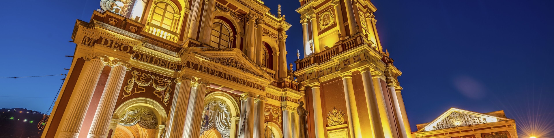 Basilica and Convent of San Francisco in the city of Salta, Argentina