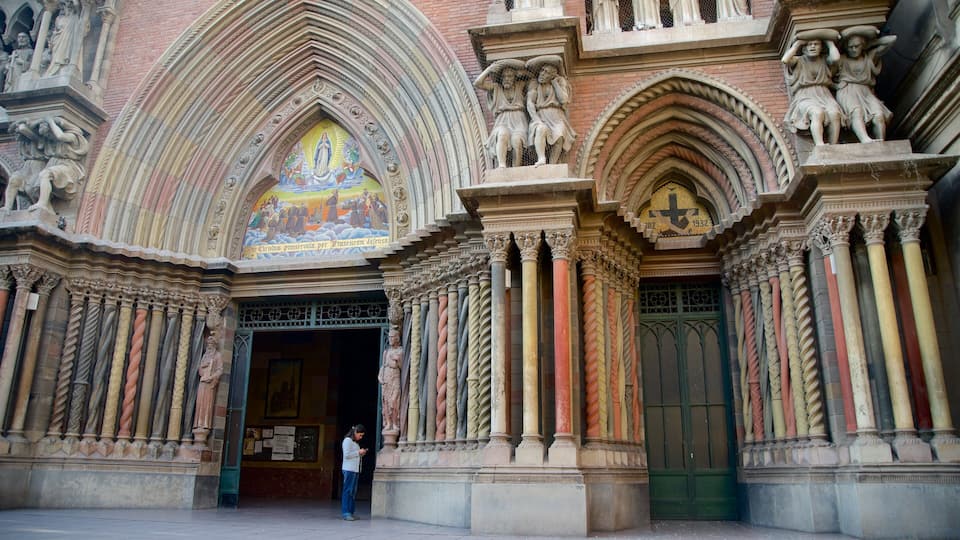 Sagrado Corazon Church featuring a church or cathedral, heritage architecture and religious elements