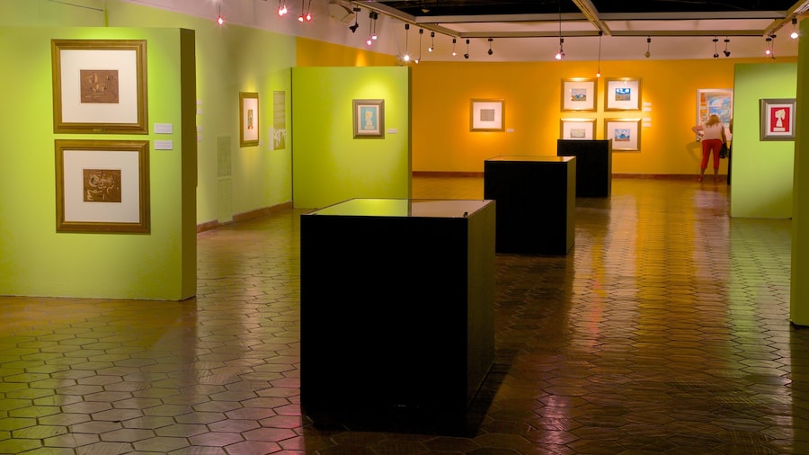 Kommunalt kunstmuseum som viser kunst og innendørs