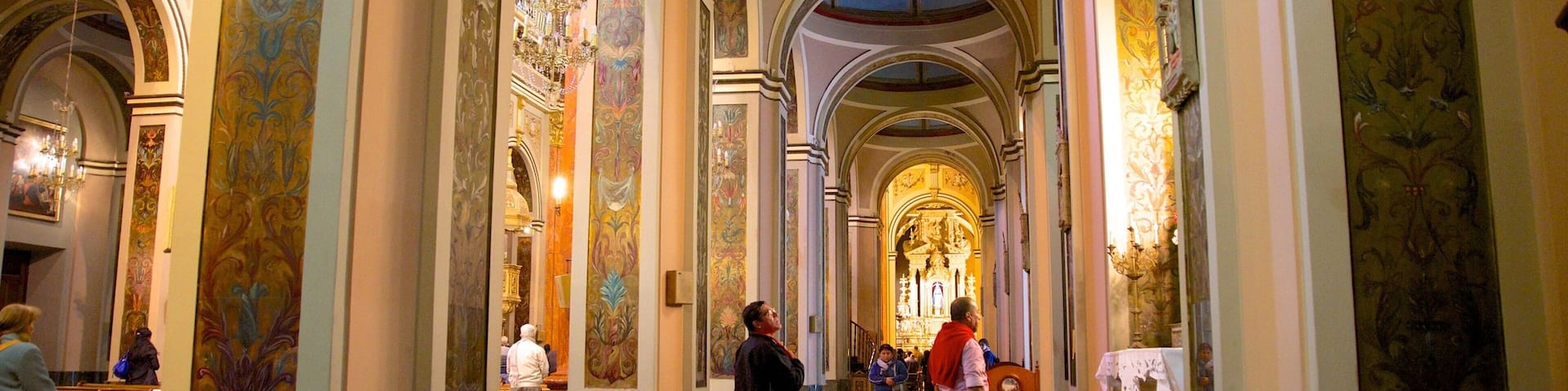 Salta Cathedral showing a church or cathedral, heritage architecture and religious elements