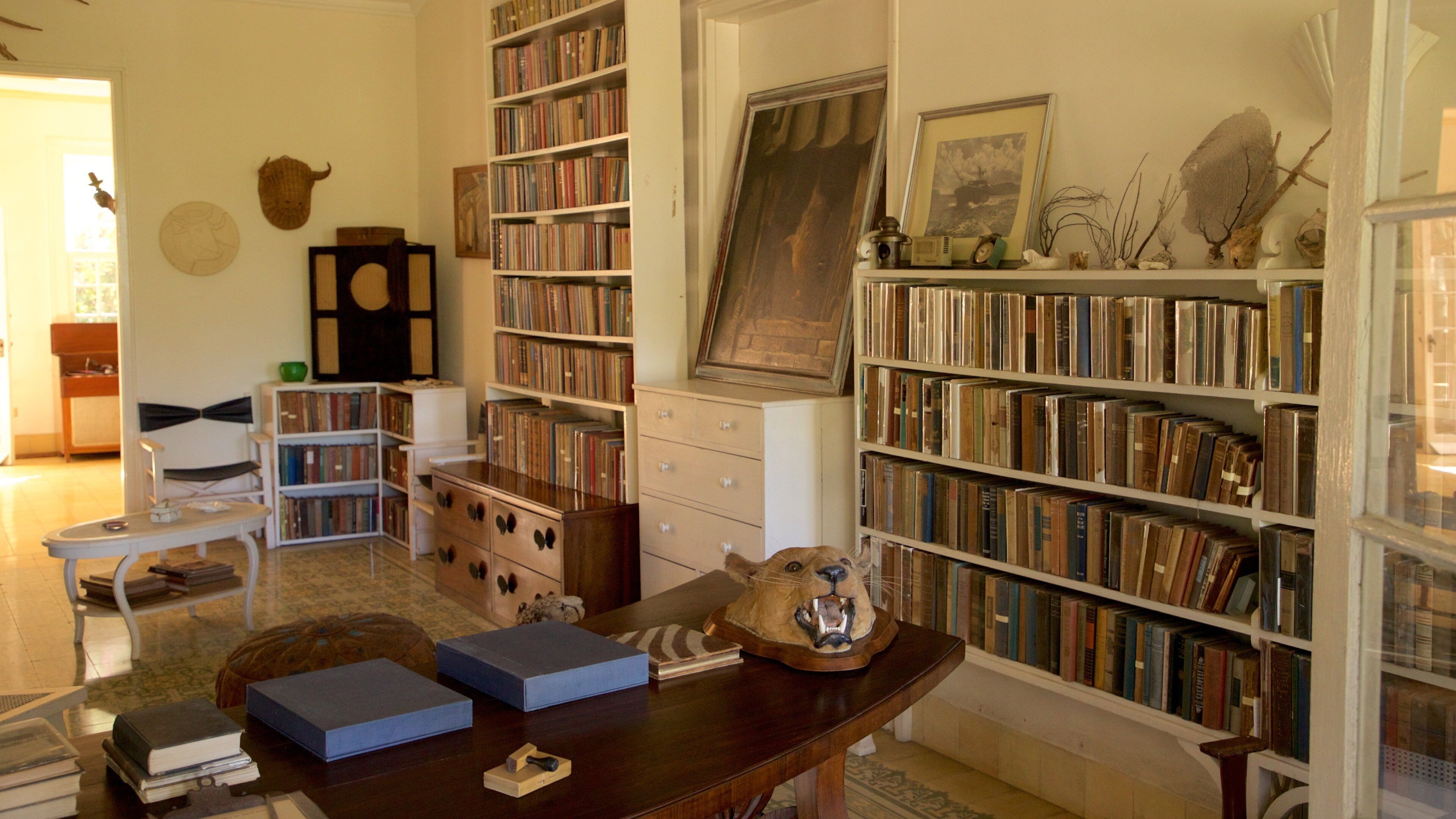 Ernest Hemingway Museum featuring interior views