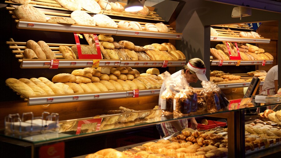 Dolac which includes food as well as an individual female